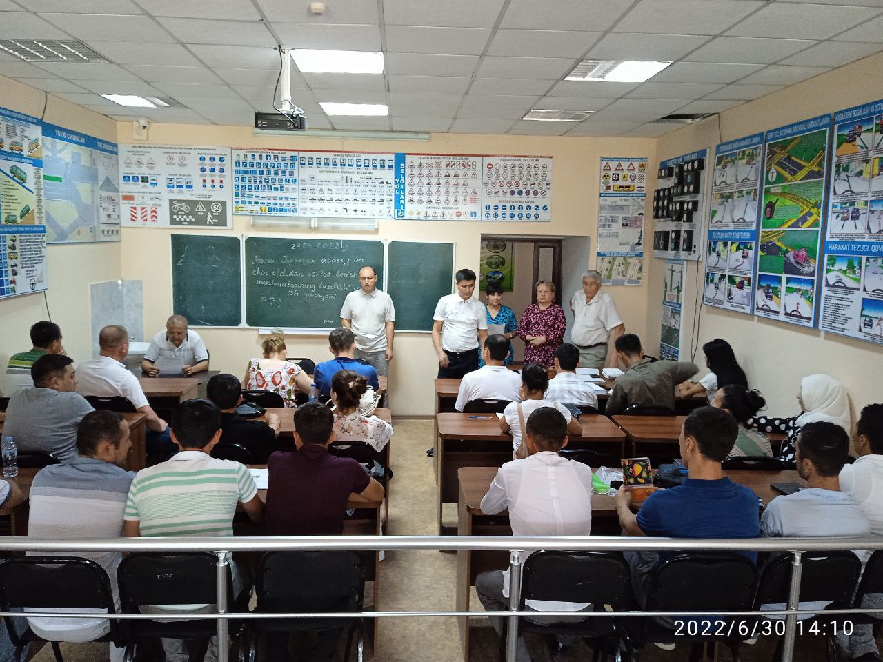 Students of Tashkent State Agrarian University in practice
