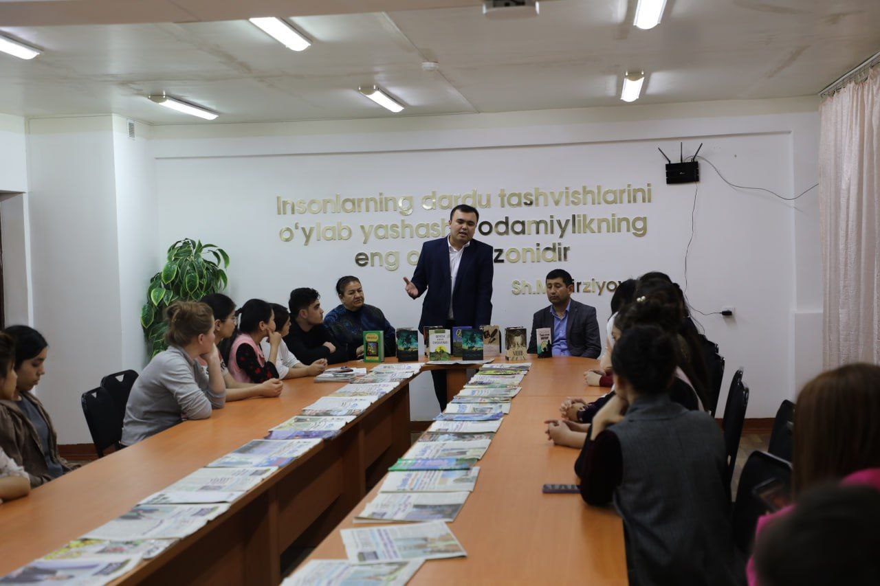 Books were distributed to student accommodation of Tashkent State Agrarian University