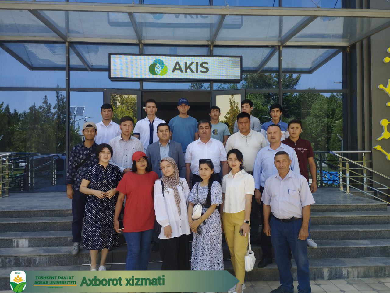 Photographs from educational and production practices of students of Tashkent State Agrarian University