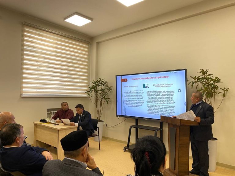 Toshkent davlat agrar universitetida targ‘ibot ishlari davom etmoqda