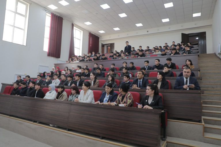 Toshkent davlat agrar universitetida “Kelajak soati” loyihasi doirasida “Biz zo‘ravonlikka qarshimiz” mavzusida maʼrifat darsi bo‘lib o‘tdi
