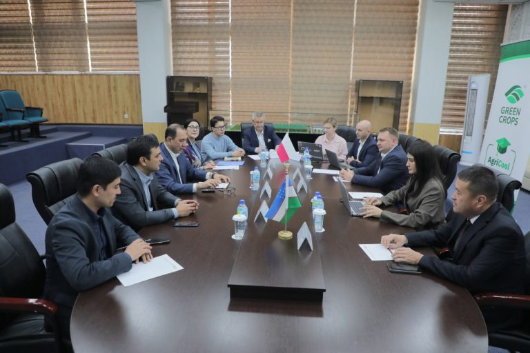 Toshkent davlat agrar universitetida Polshaning Green Crops kompaniyasi va Krakov Qishloq xo‘jaligi universiteti delegatsiyasi bilan uchrashuv bo‘lib o‘tdi