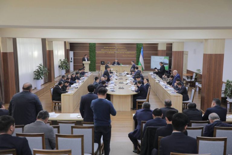 Toshkent davlat agrar universitetida Kengashning 6-sonli yig‘ilishi davom etmoqda