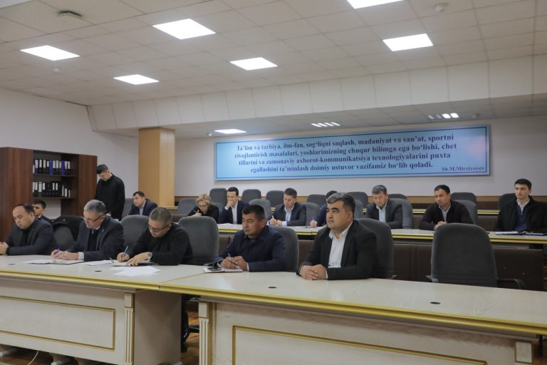 Toshkent davlat agrar universitetida ilmiy darajaga ega xodimlarga qo‘shimcha haq to‘lash masalalari bo‘yicha yig‘ilish bo‘lib o‘tdi