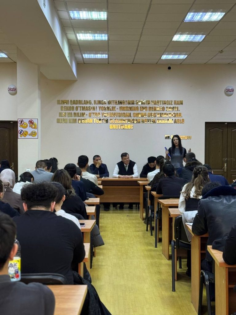 Toshkent davlat agrar universiteti Axborot-resurs markazida Davlat madhiyasi qabul qilinganining 33 yilligiga bag‘ishlangan tadbir o‘tkazildi