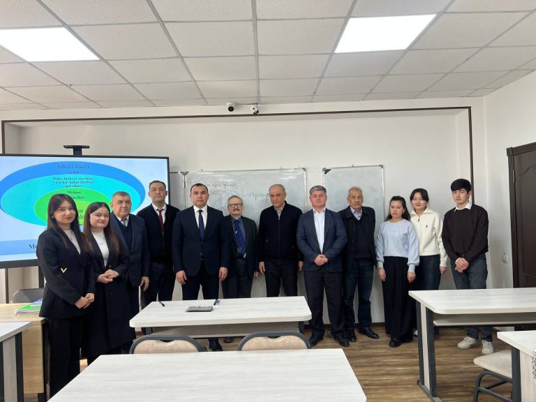 Toshkent davlat agrar universiteti rektorining xalqaro maslahatchisi Zoltan Lakner ishtirokida mahorat darsi o‘tkazildi