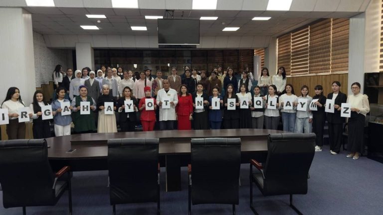 Toshkent davlat agrar universitetida mutaxassislar va talaba qizlar ishtirokida “Birgalikda hayot uchun” mavzusida davra suhbati tashkil etildi