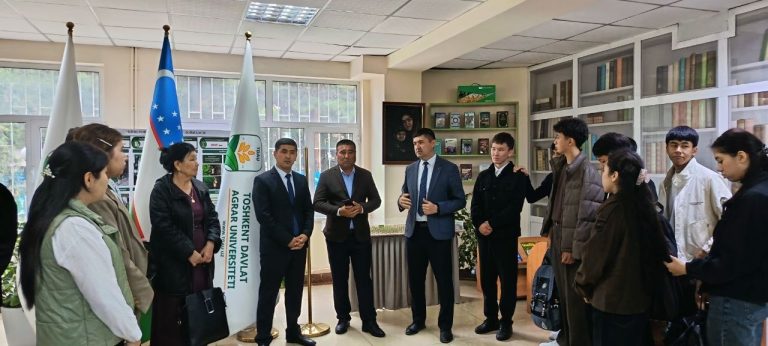 Toshkent davlat agrar universiteti Meva-sabzavotchilik va uzumchilik fakultetida “Ochiq eshiklar kuni” tashkil etildi