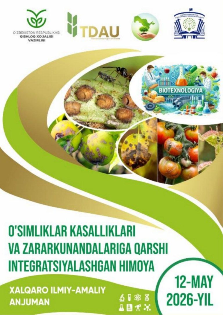 Xalqaro ilmiy-amaliy anjumaniga taklif etamiz!