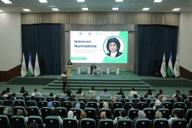 Toshkent davlat agrar universitetida “Mehnat jamoalarida xotin-qizlar bilan ishlashning zamonaviy mexanizmlari” mavzusida o‘quv-seminar yuqori saviyada tashkil etildi