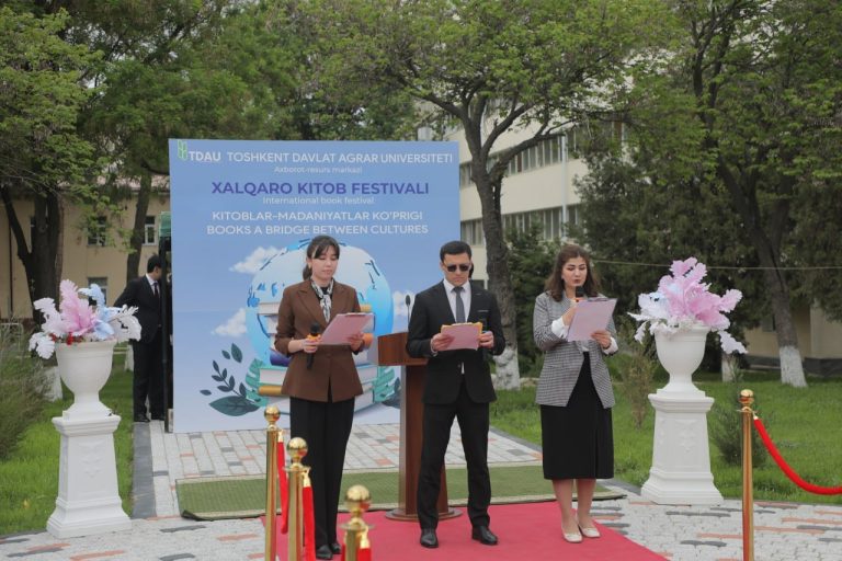 TDAU da “Xalqaro kitob festivali” yuksak saviyada bo‘lib o‘tdi