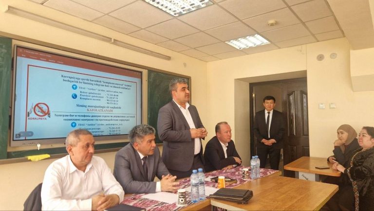 Toshkent davlat agrar universitetida Korrupsiyaga qarshi targ‘ibot tadbiri o‘tkazildi
