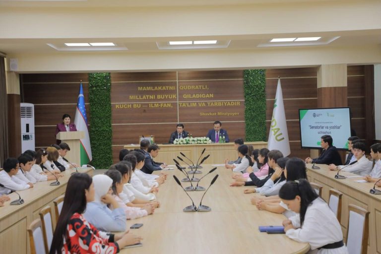 Toshkent davlat agrar universitetida “Rahbar va yoshlar” uchrashuvi bo‘lib o‘tdi