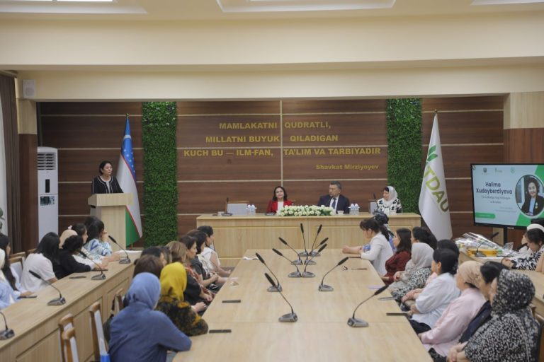 Toshkent davlat agrar universitetida Halima Xudoyberdiyeva tavalludining 79 yilligiga bag‘ishlangan ijodiy uchrashuv bo‘lib o‘tdi