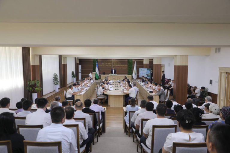 Toshkent davlat agrar universiteti Kengashining navbatdagi majlisi bo‘lib o‘tdi