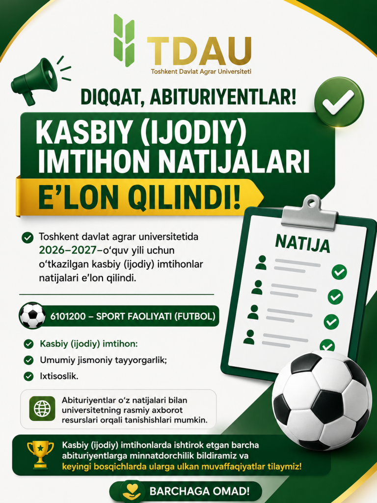 Diqqat, abituriyentlar!