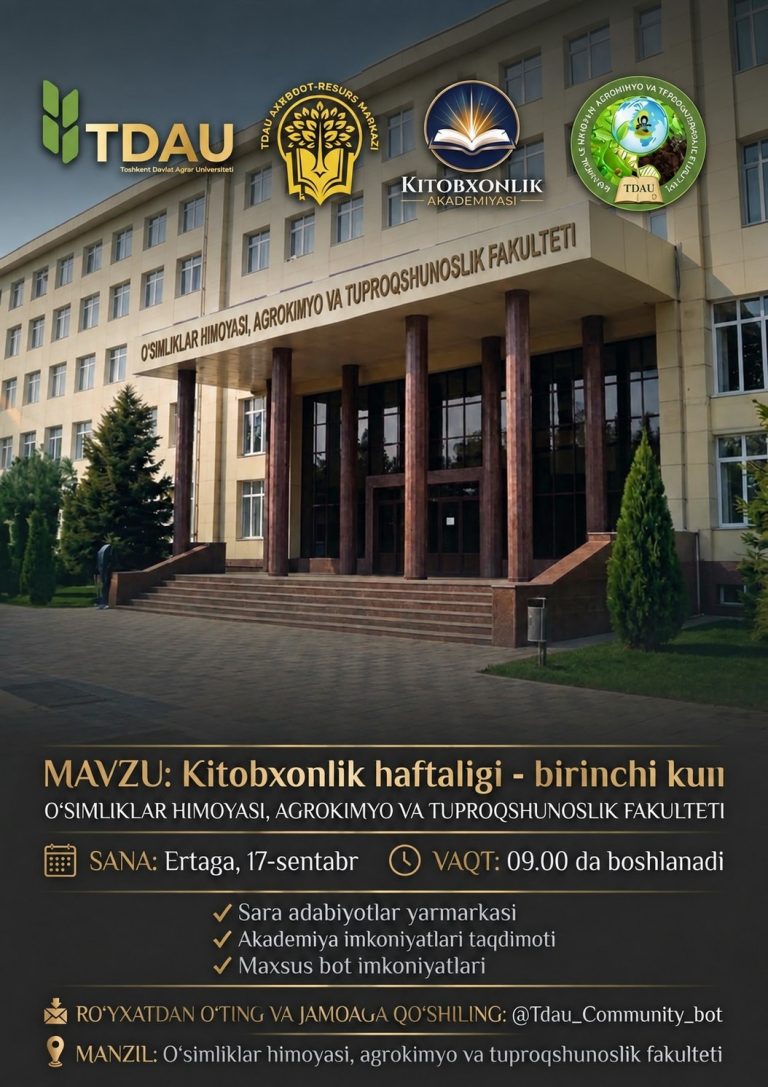 KATTA KITOBXONLIK LOYIHASIGA START BERAMIZ!