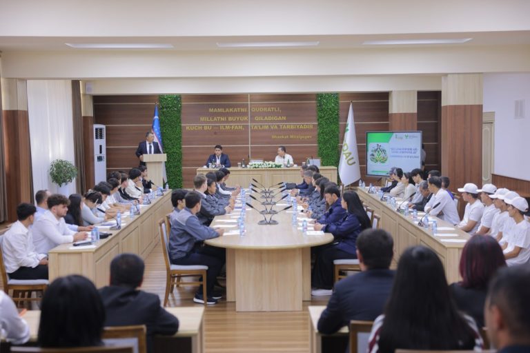 “Kelajak fermerlari – yangi agronomlar” doirasida yoshlar bilan ochiq uchrashuv bo’lib o’tdi