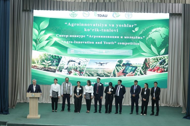 TDAUda “Agroinnovatsiya va yoshlar” ko‘rik-tanlovining ikkinchi kuni bo‘lib o‘tdi